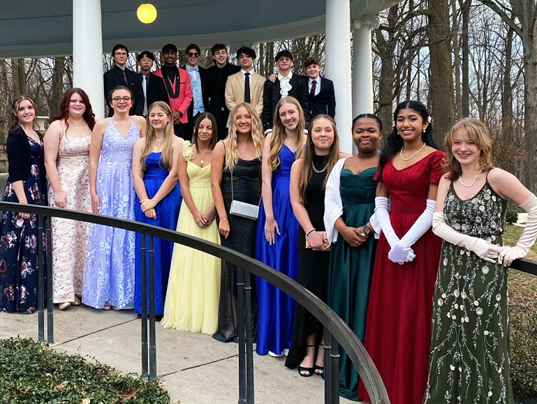 Junior senior prom at local private school and classy ball