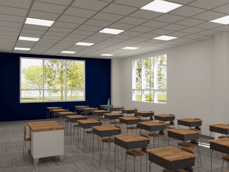 Redeemer school new classroom rendering