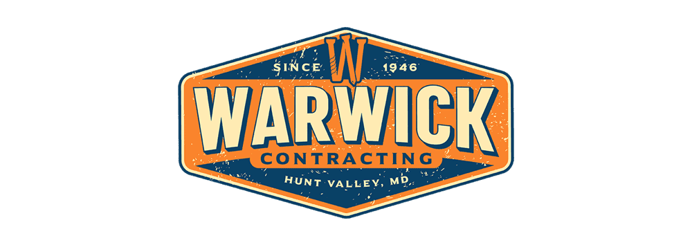 Warwick Contracting logo, a contractor located in Hunt Valley, Maryland